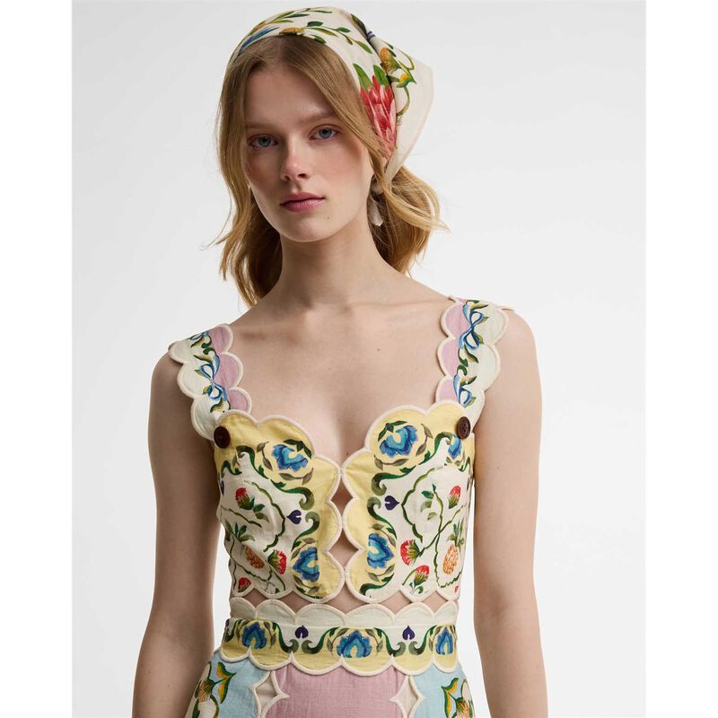 Barbour x FARM Rio Petal Dress image number 2